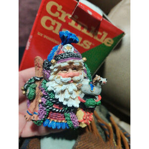 Vtg Crinkle Claus 1995 Scandinavian Santa #659104 By Possible Dreams With Box